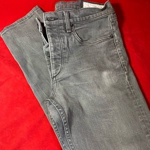 Rag & Bone 32 Standard Issue Fit 2 Slim Gray Jeans
